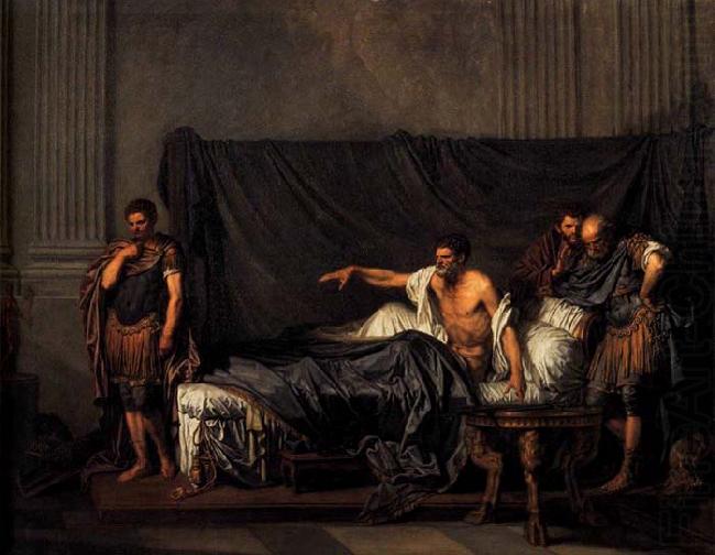 GREUZE, Jean-Baptiste Septimius Severus and Caracalla china oil painting image